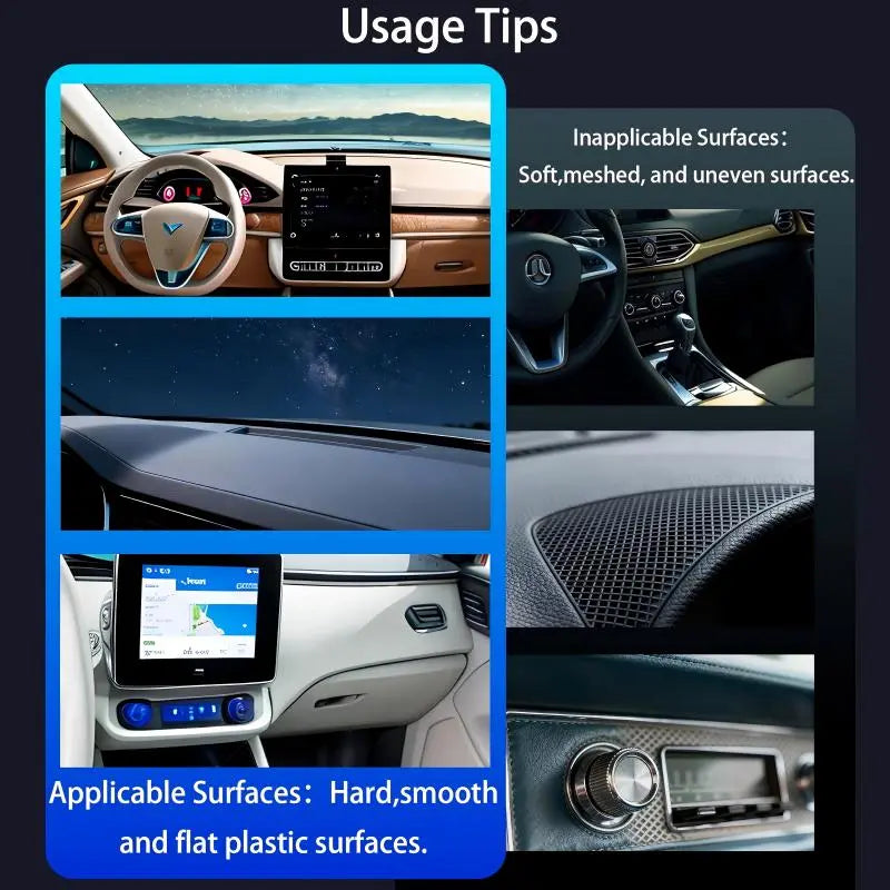 【Fathersdaygift】Guccqueen 2.0 Foldable Magnetic Car Phone Mount - 20 N52 Magnets, Vacuum Suction Cup with Heat-Resistant Nano-Adhesive Base for Magsafe Phones