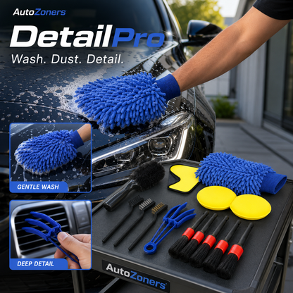Car Detailing Brush Kit