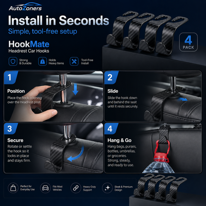 Car Headrest Hooks