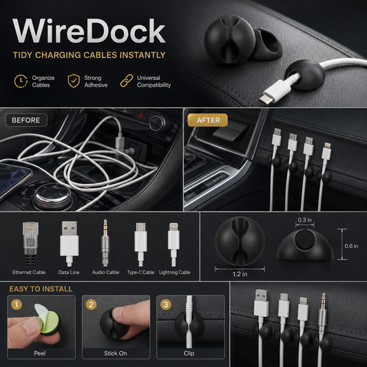 Car Cable Organizer