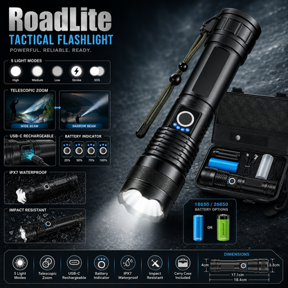Rechargeable Emergency Flashlight