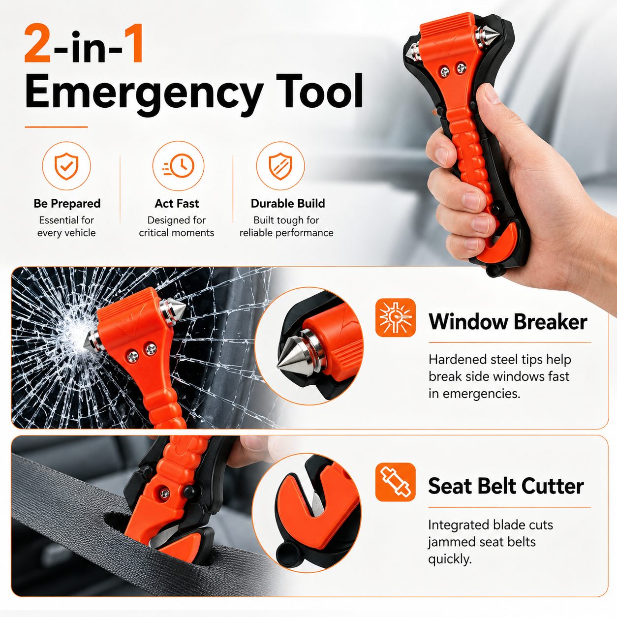 Seat Belt Cutter & Window Breaker