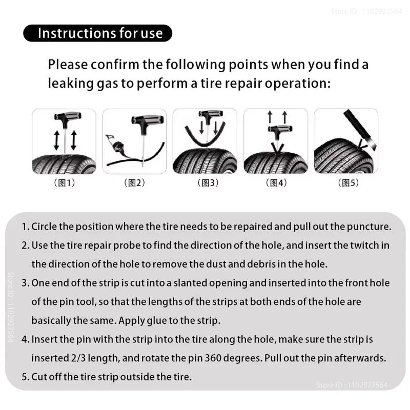 Tubeless Tire Repair Kit